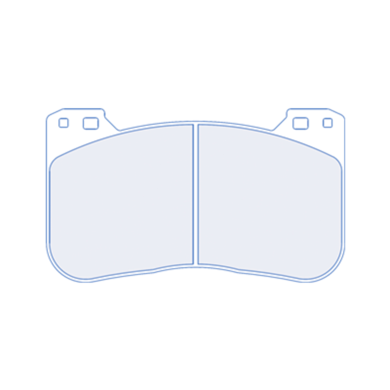 Plaquettes de frein CL Brakes 4221 RC6 182 mm x 106 mm x 19 mm