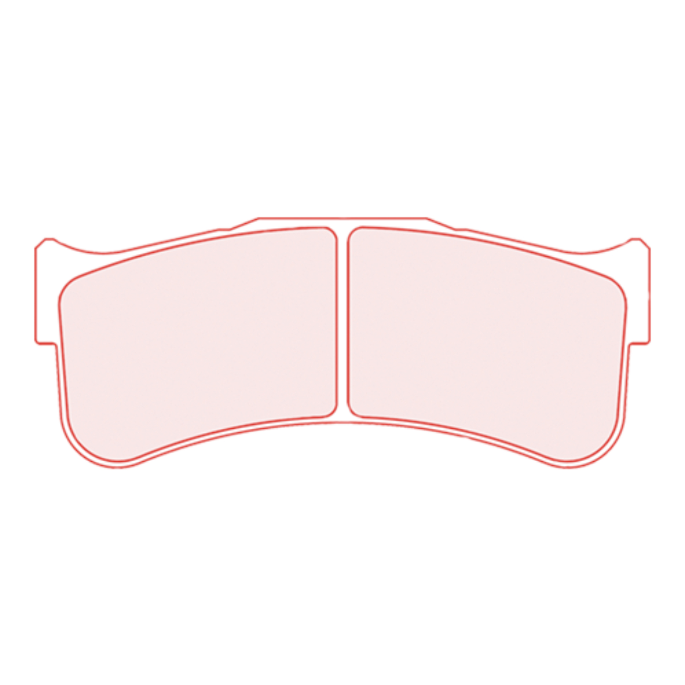 Plaquettes de frein CL Brakes 5068W51T29 RC8 163 mm x 66,3 mm x 29 mm