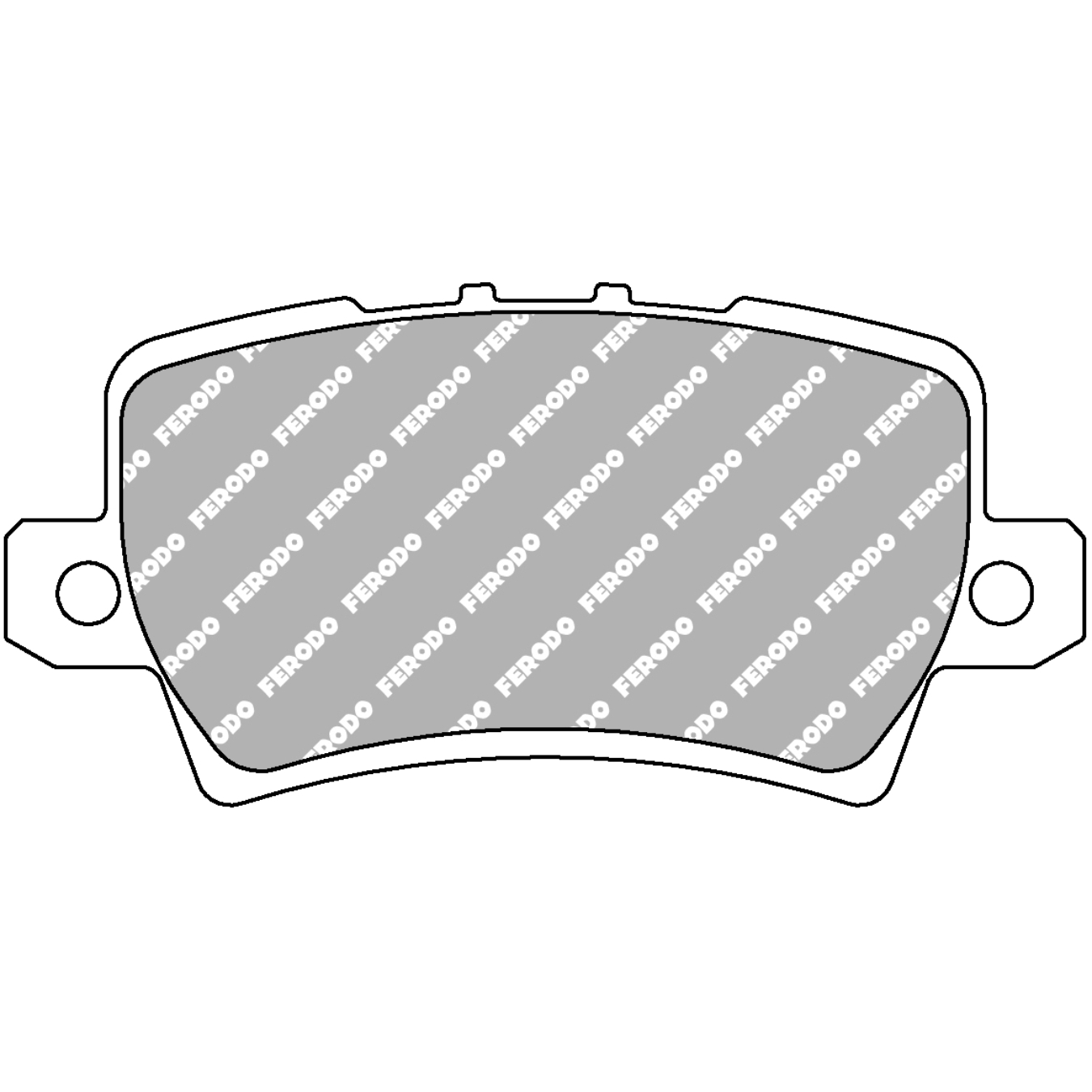 Plaquettes de frein FERODO FDS1862 DS Performance 95,8 mm x 46,3 mm x 14,5 mm