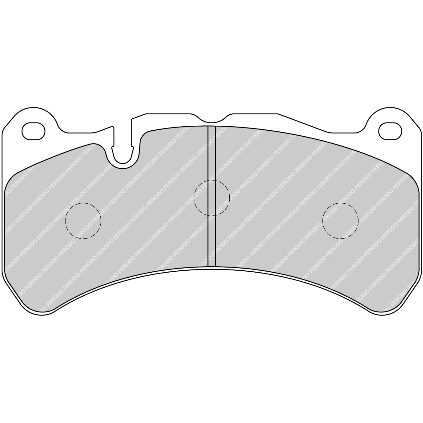 Plaquettes de frein FERODO FDS4212 DS Performance 164,8 mm x 82 mm x 16,1 mm