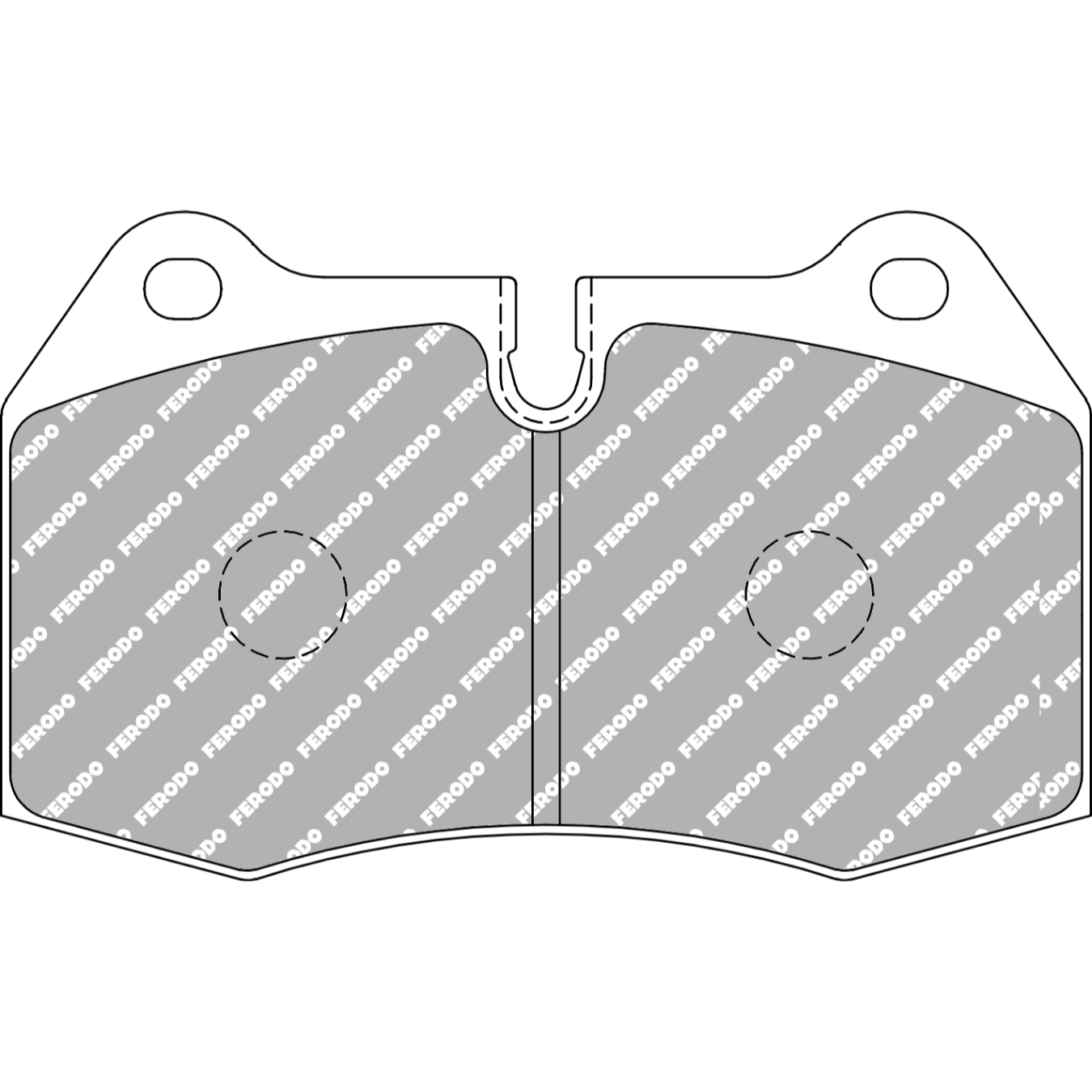 Plaquettes de frein FERODO FDS998 DS Performance 120,1 mm x 73,7 mm x 18 mm