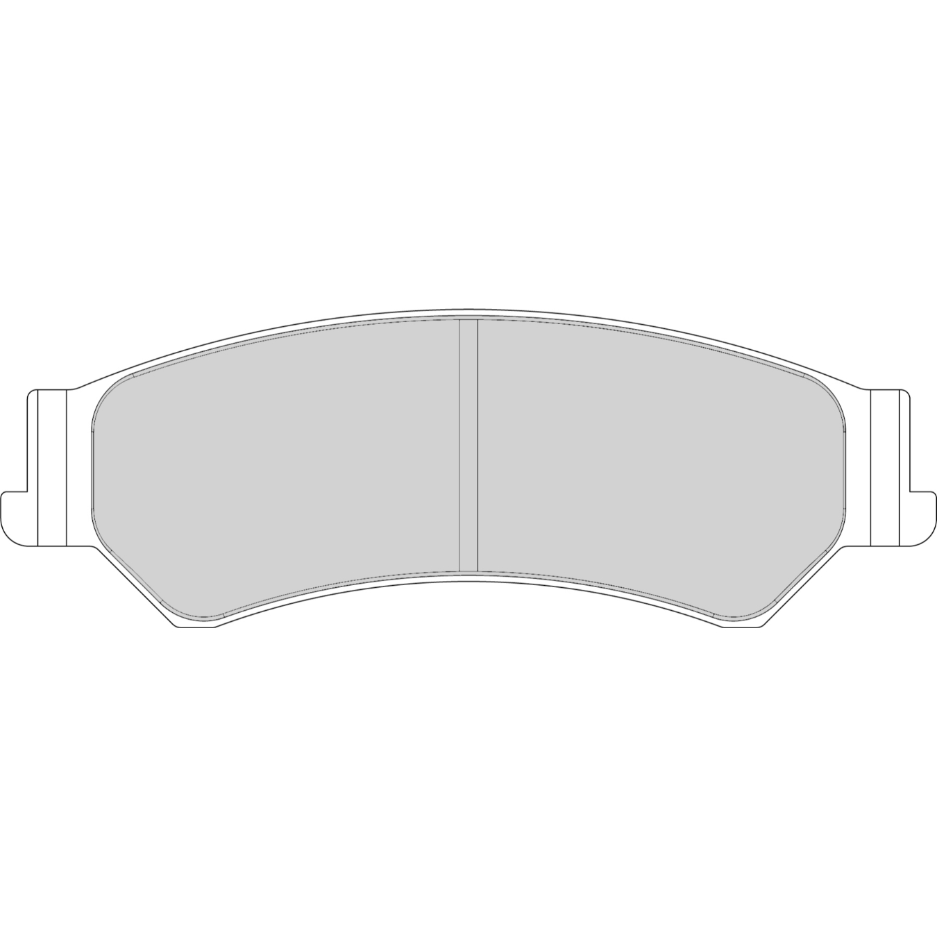 Plaquettes de frein FERODO FDSE6013 DS Performance 151,4 mm x 51 mm x 15 mm