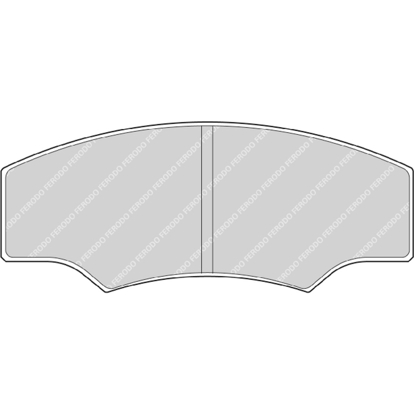 Plaquettes de frein FERODO FDSR218 DS Performance 113,6 mm x 76 mm x 16 mm