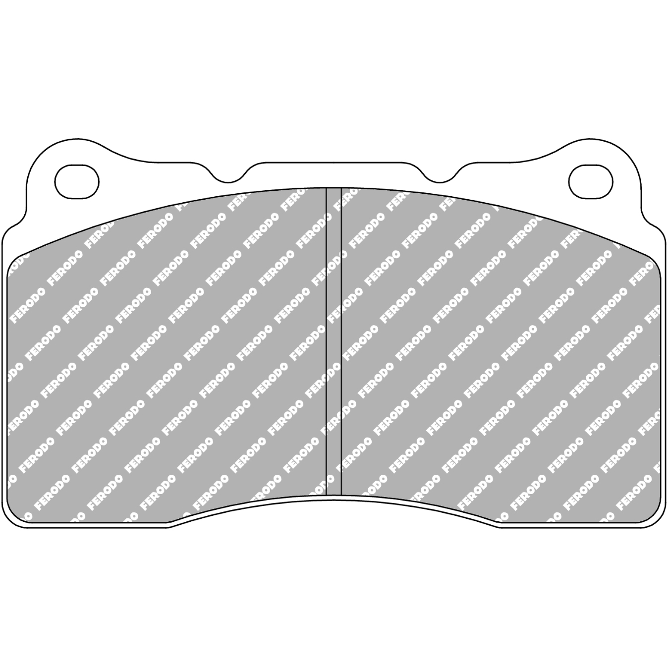 Plaquettes de frein FERODO FDSR3067 DS Performance 131,8 mm x 77,2 mm x 14,7 mm