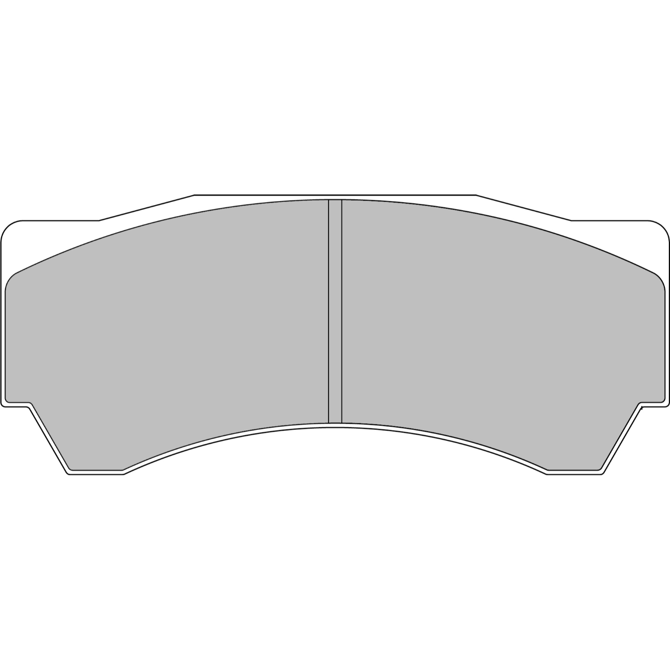 Plaquettes de frein FERODO FDSR3081 DS Performance 152 mm x 63 mm x 16 mm