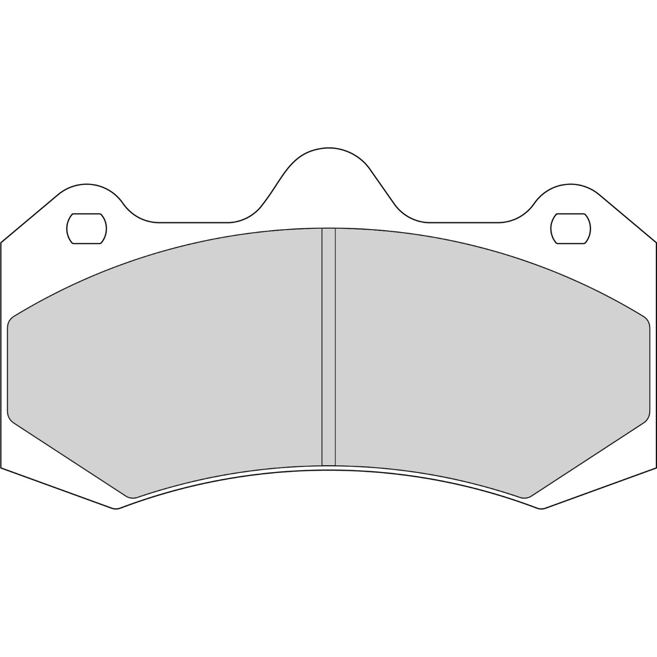 Plaquettes de frein FERODO FDSR3114 DS Performance 149,3 mm x 82 mm x 16,9 mm