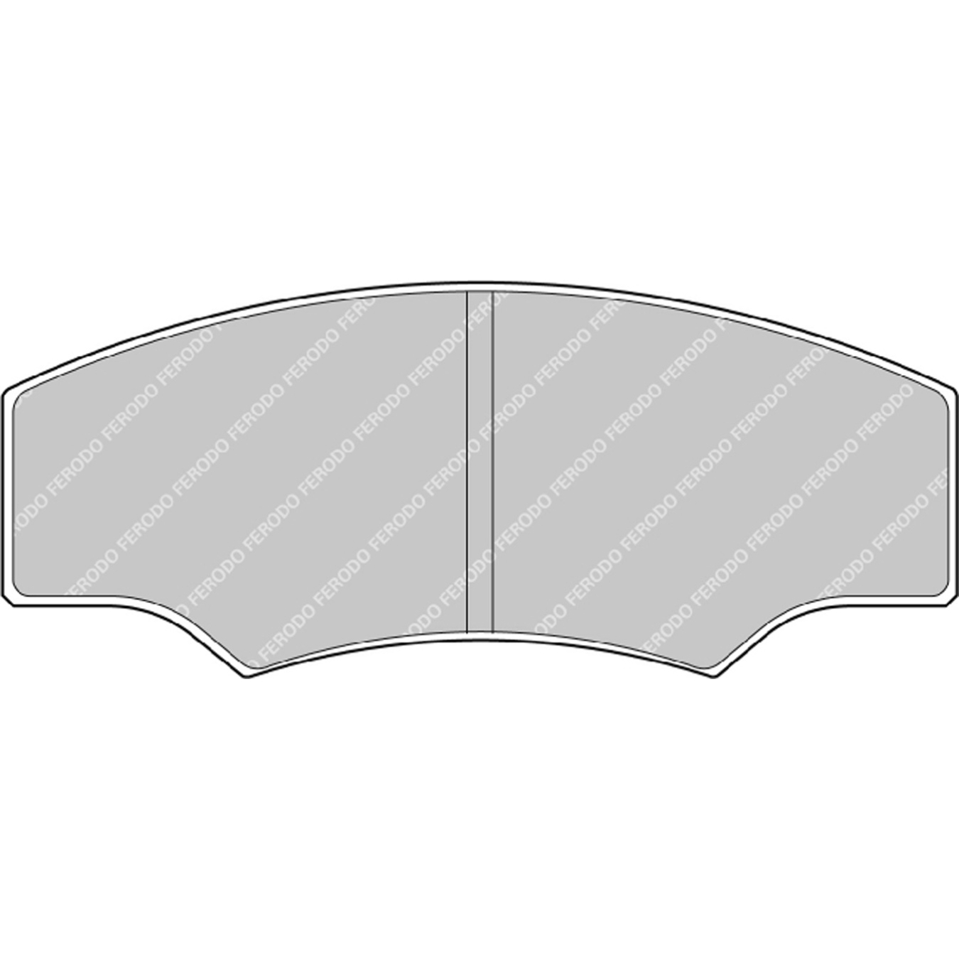 Plaquettes de frein FERODO FRP218 DS1.11 113,6 mm x 47 mm x 16 mm