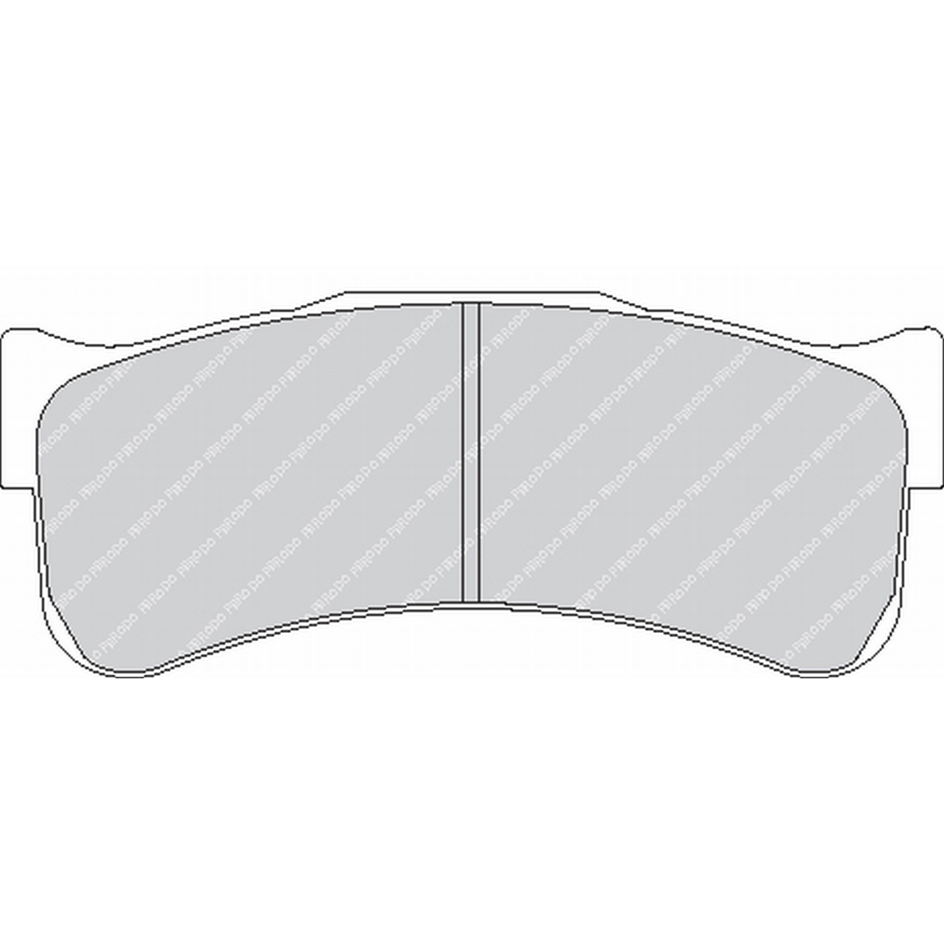 Plaquettes de frein FERODO FRP3031 DS1.11 163,8 mm x 66 mm x 29 mm