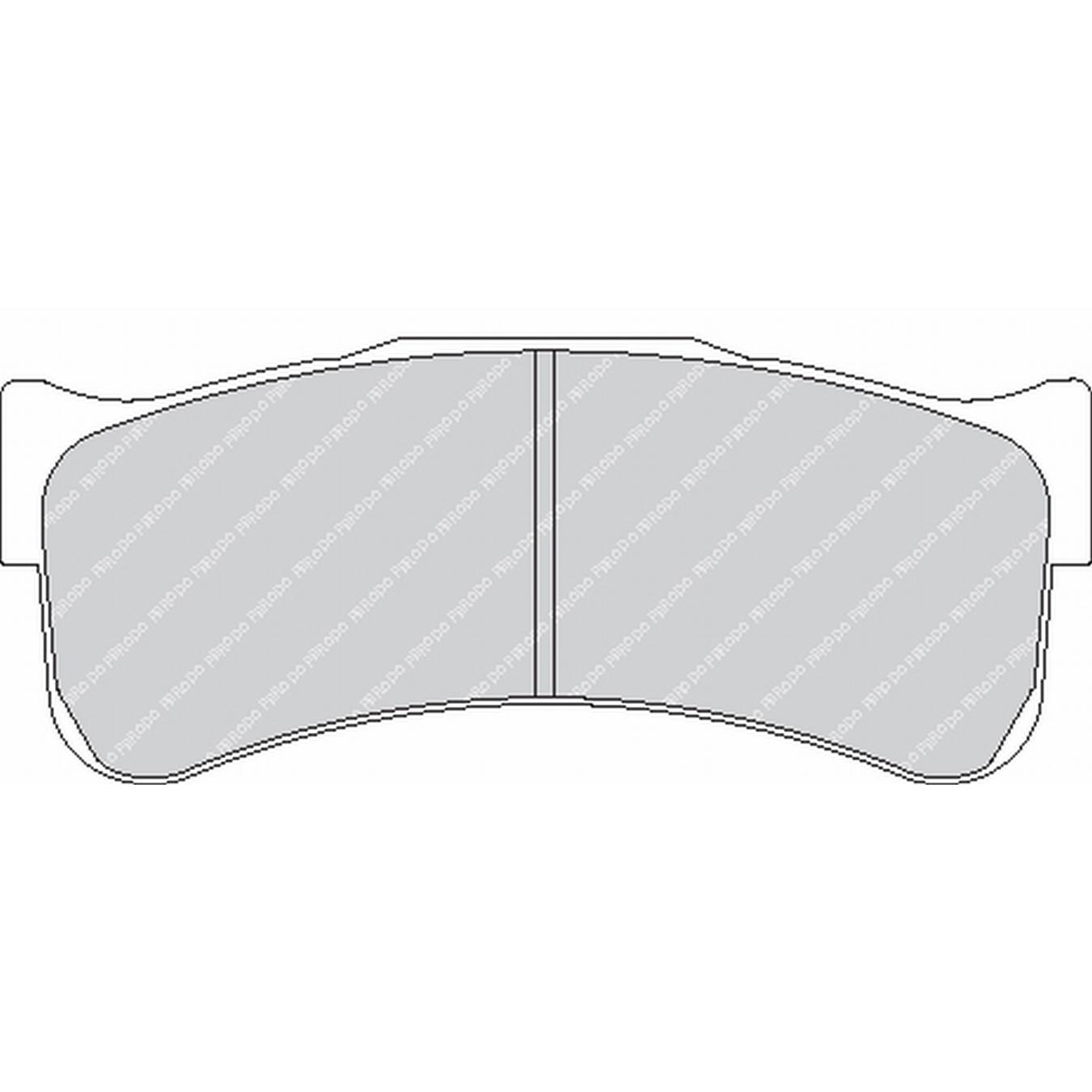 Plaquettes de frein FERODO FRP3031 DS3.12 163.8 x 66 x 29 mm