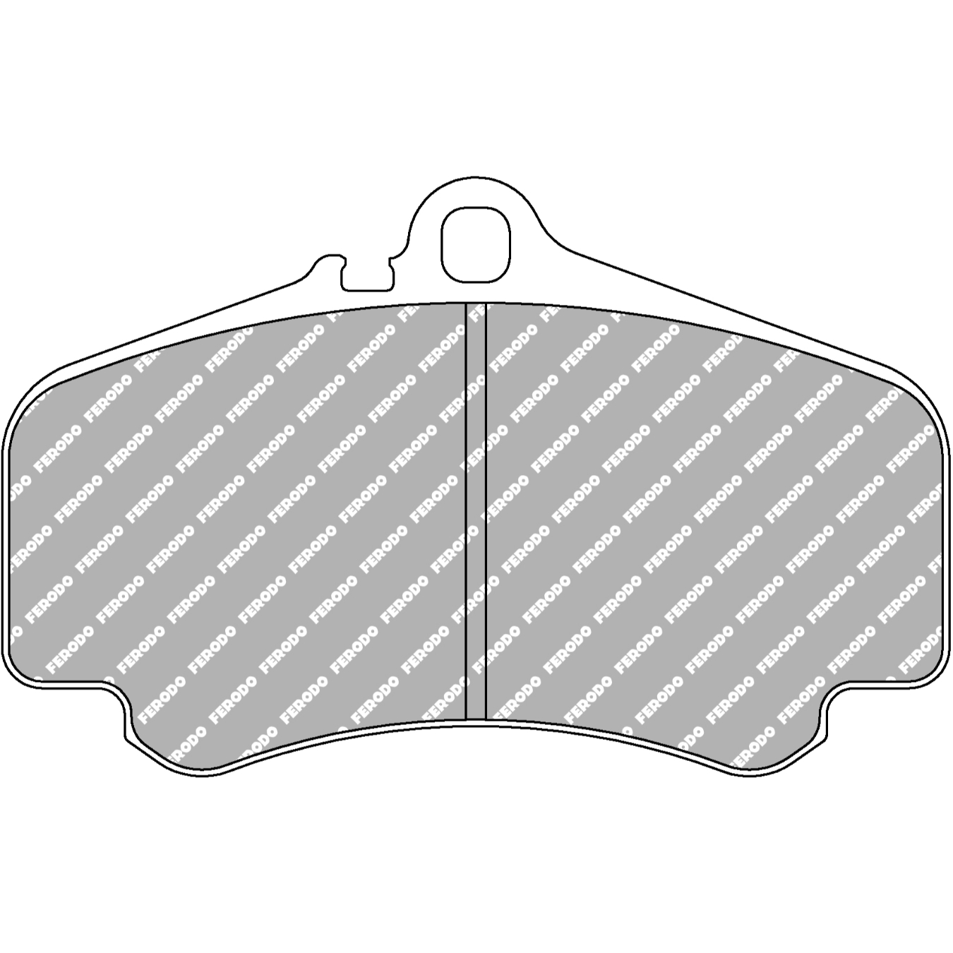 Plaquettes de frein FERODO FRP3050 DS3.12 140 mm x 88 mm x 17 mm