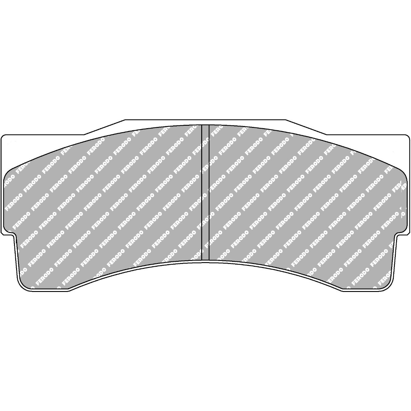 Plaquettes de frein FERODO FRP3055 DSUNO 163.1 x 69 x 30 mm