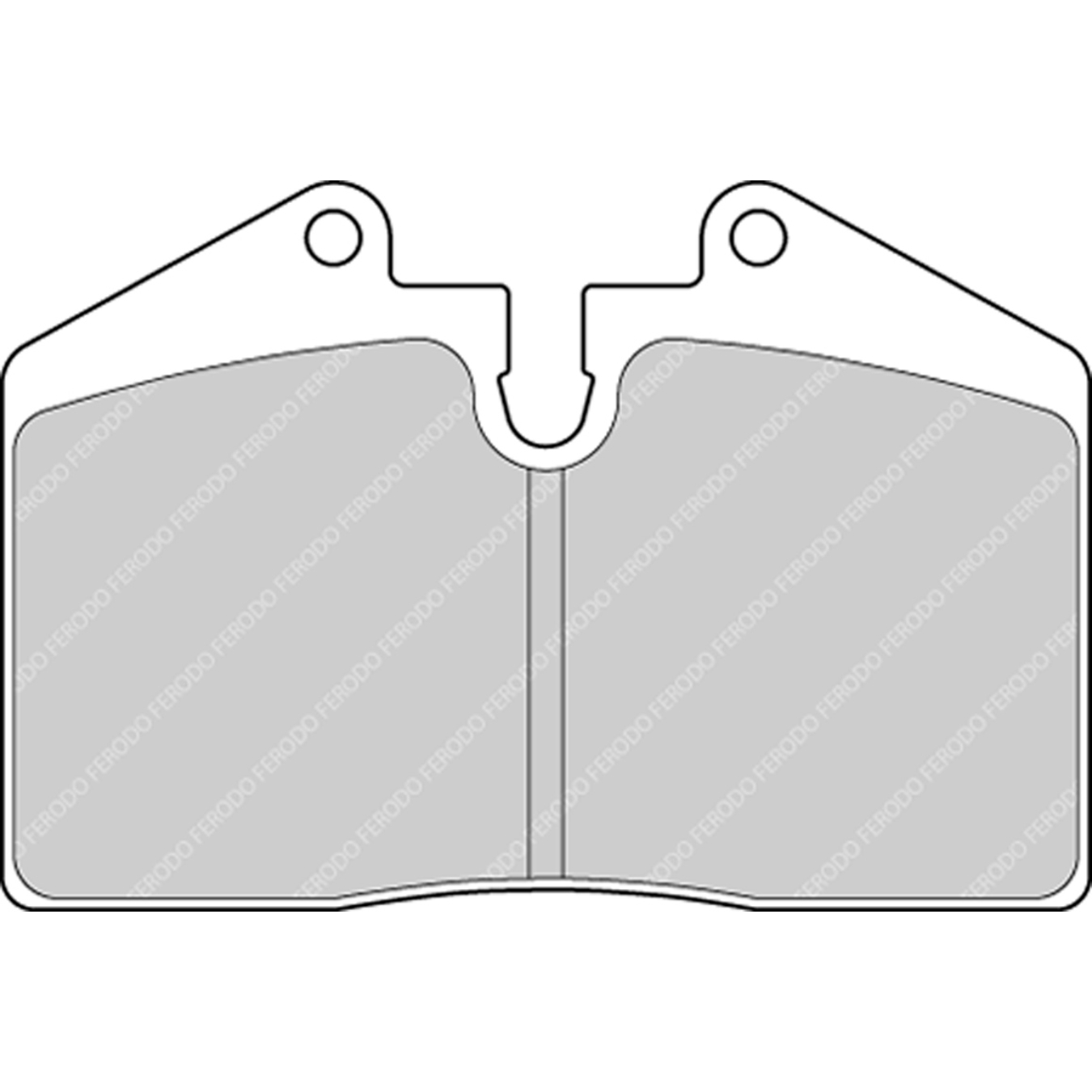 Plaquettes de frein FERODO FRP3069 DSUNO 97,9 mm x 65 mm x 16 mm