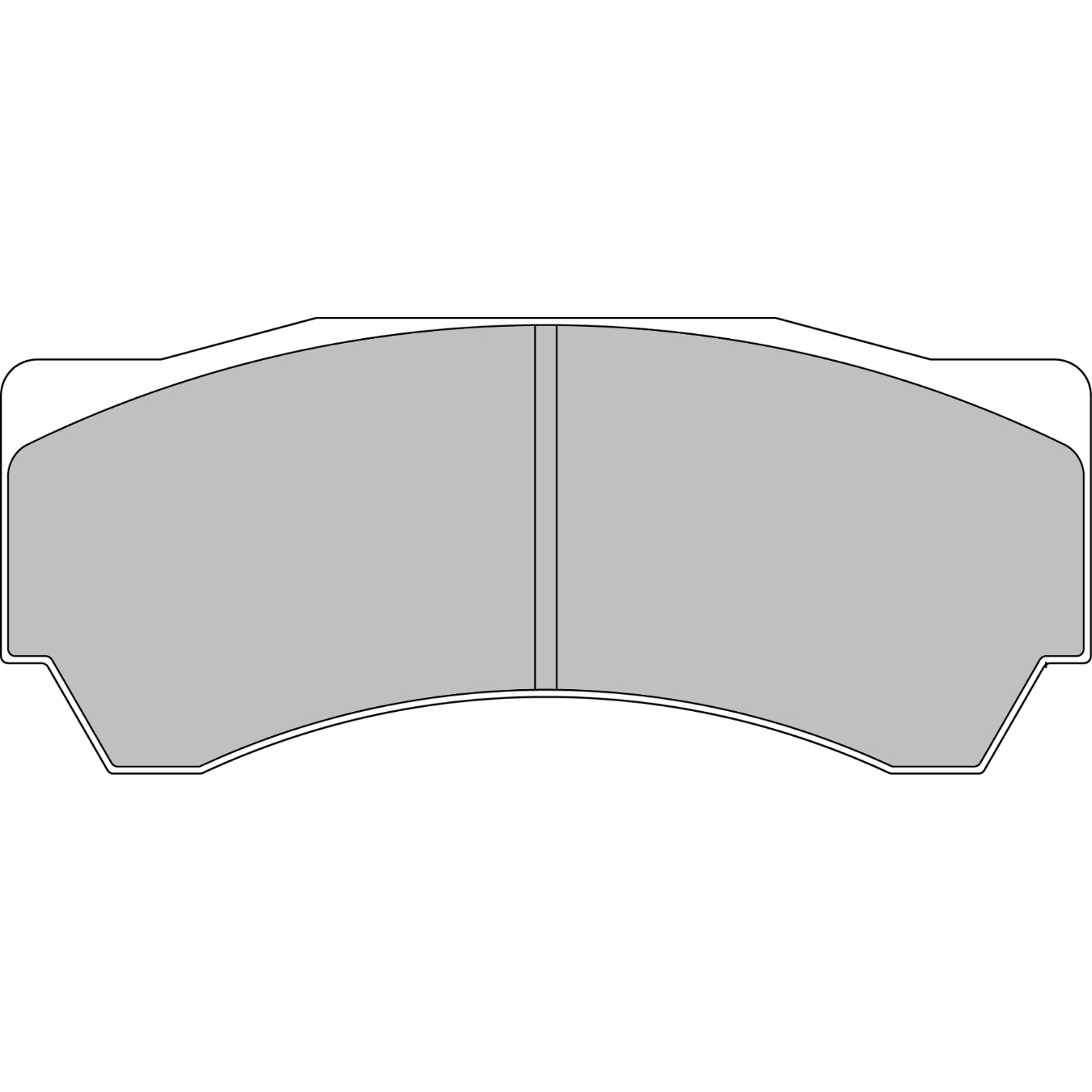Plaquettes de frein FERODO FRP3081 DSUNO 152 mm x 63 mm x 16 mm