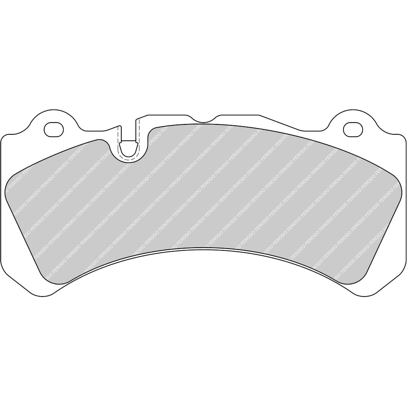Plaquettes de frein FERODO FRP3098 DSUNO 189,6 mm x 87 mm x 17,5 mm