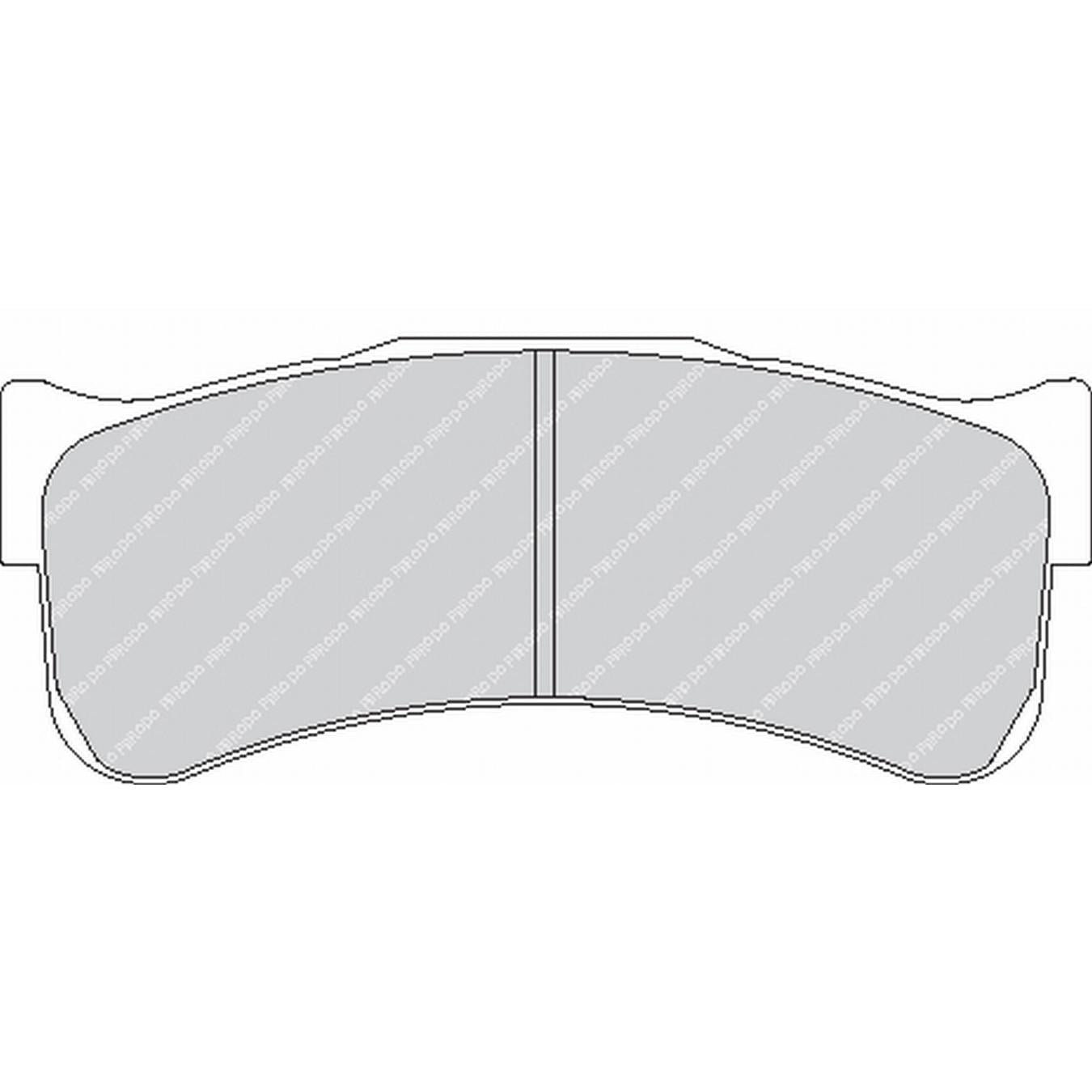 Plaquettes de frein FERODO FRP3110 TL180 163.8 x 66 x 25 mm