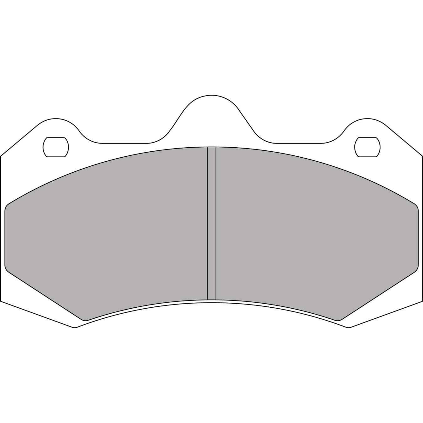 Plaquettes de frein FERODO FRP3114 DS1.11 149.3 x 82 x 16.9 mm