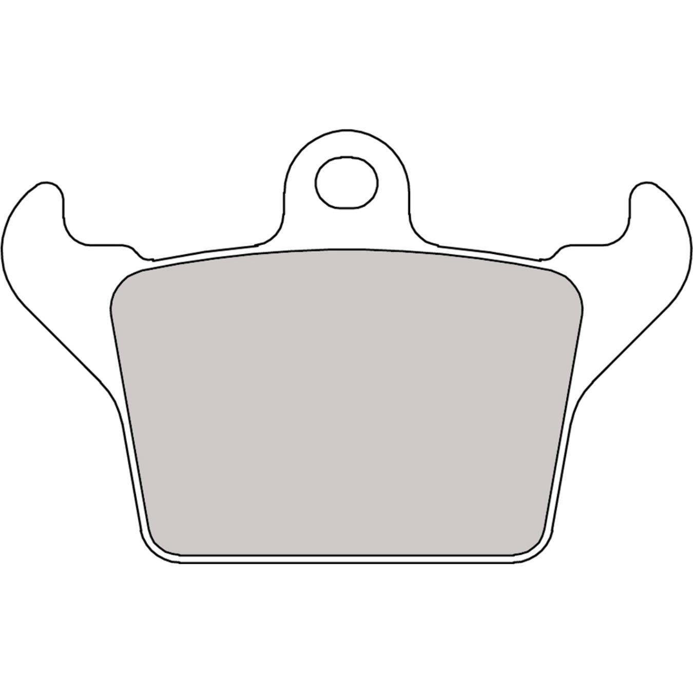 Plaquettes de frein FERODO FRP3126 DS2500 88 mm x 55 mm x 10 mm