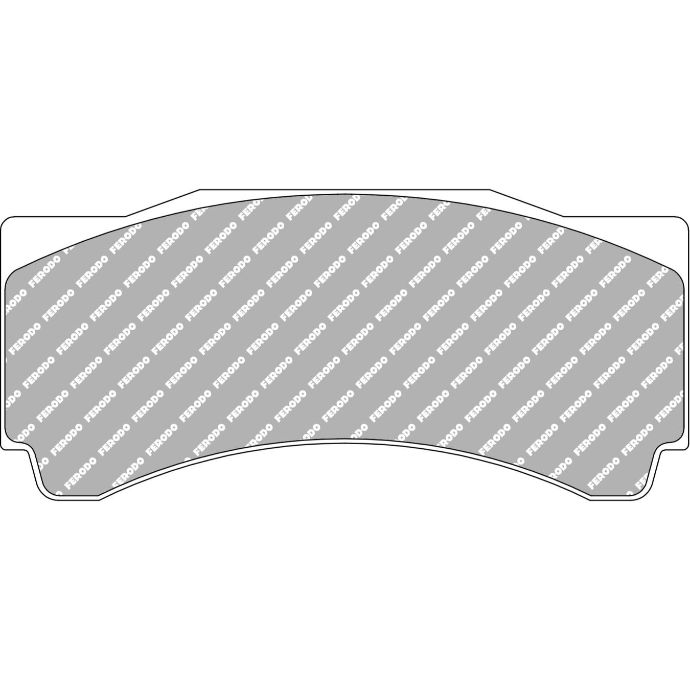 Plaquettes de frein FERODO FRP3145 DSUNO 152.1 x 68.9 x 17 mm