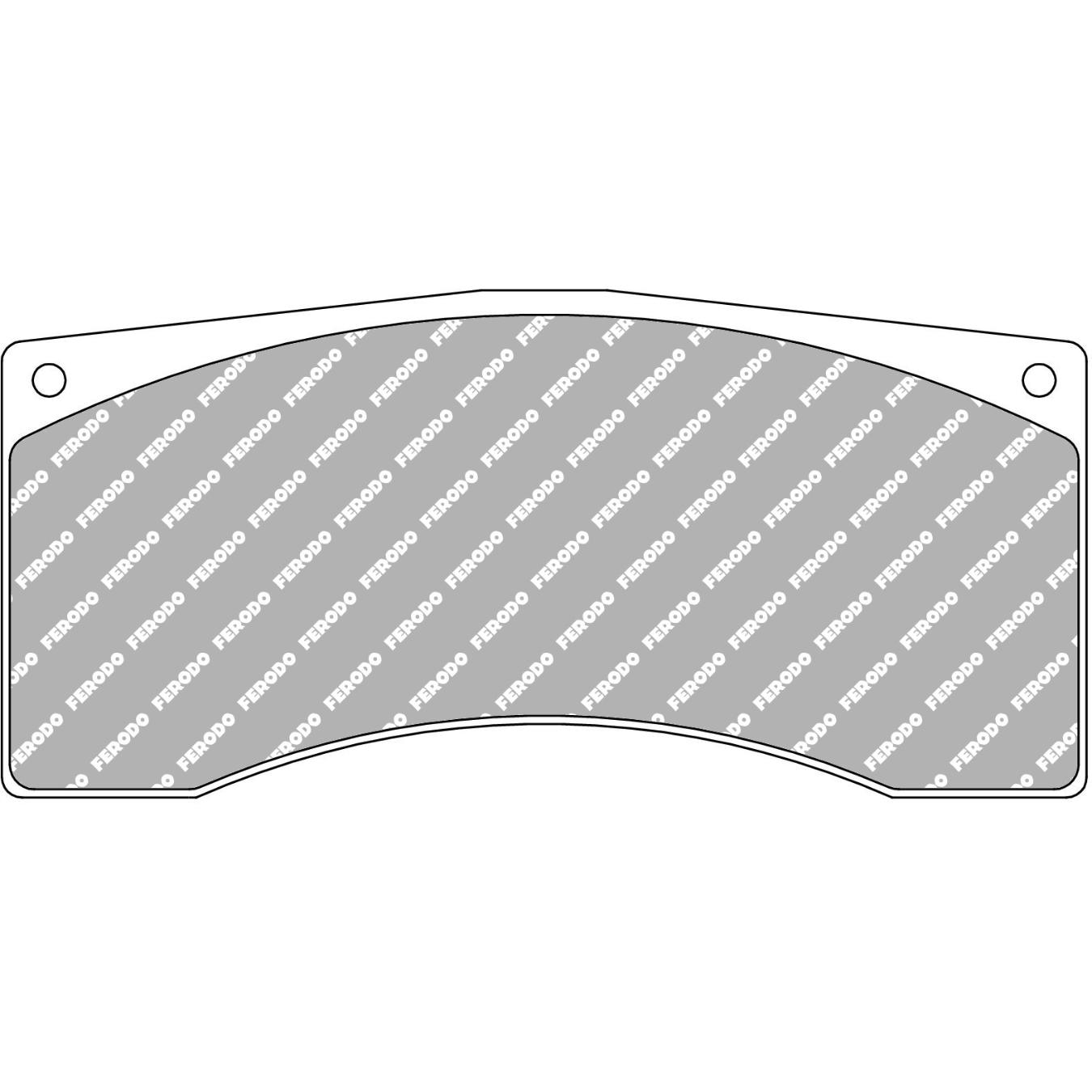 Plaquettes de frein FERODO FRP3156 DSUNO 131.8 x 62.2 x 26.5 mm