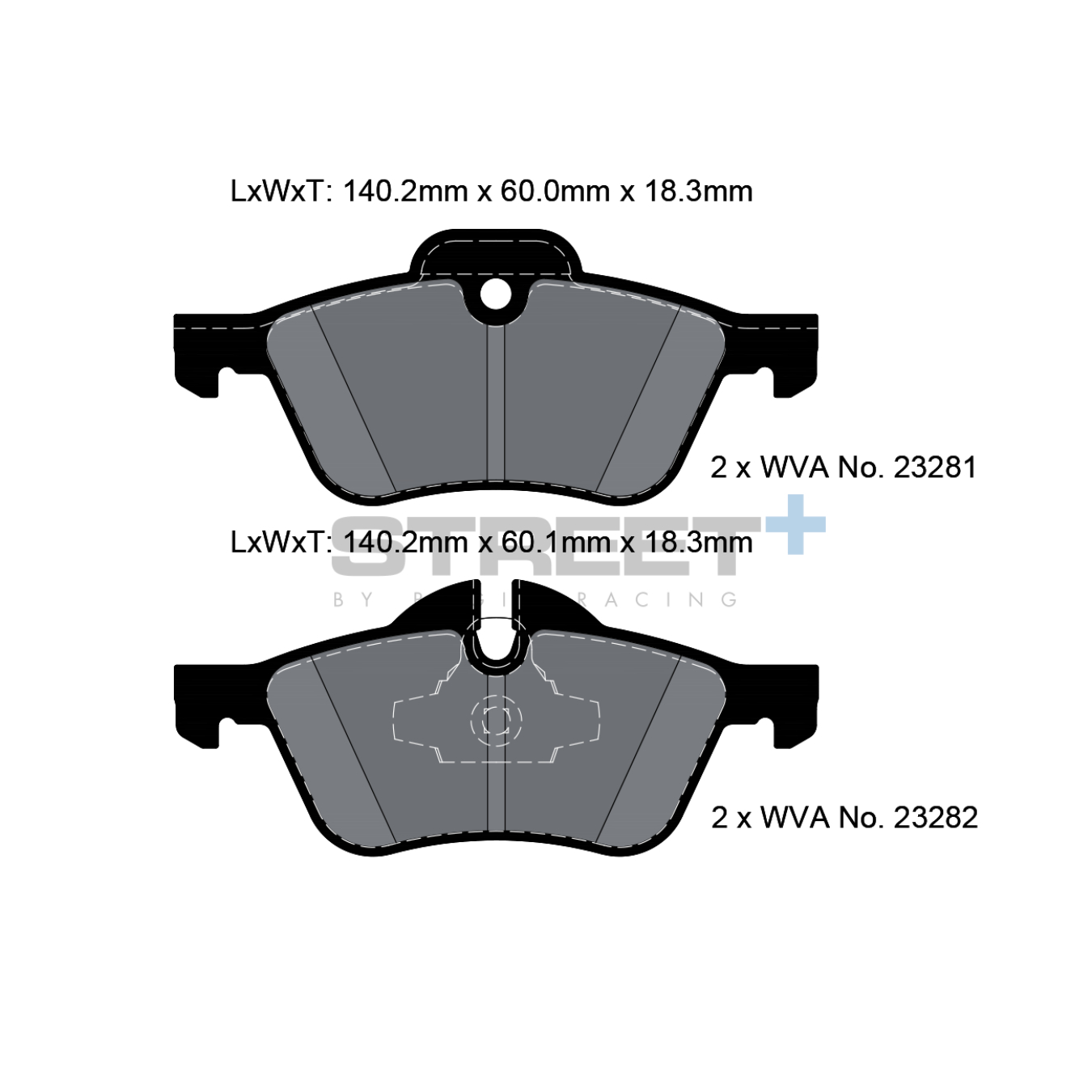 Plaquettes de Frein PAGID STREET Plus T8020