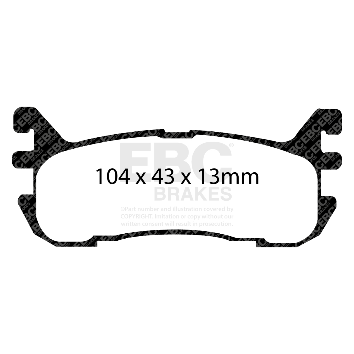 Plaquettes EBC Bluestuff B DP51003B