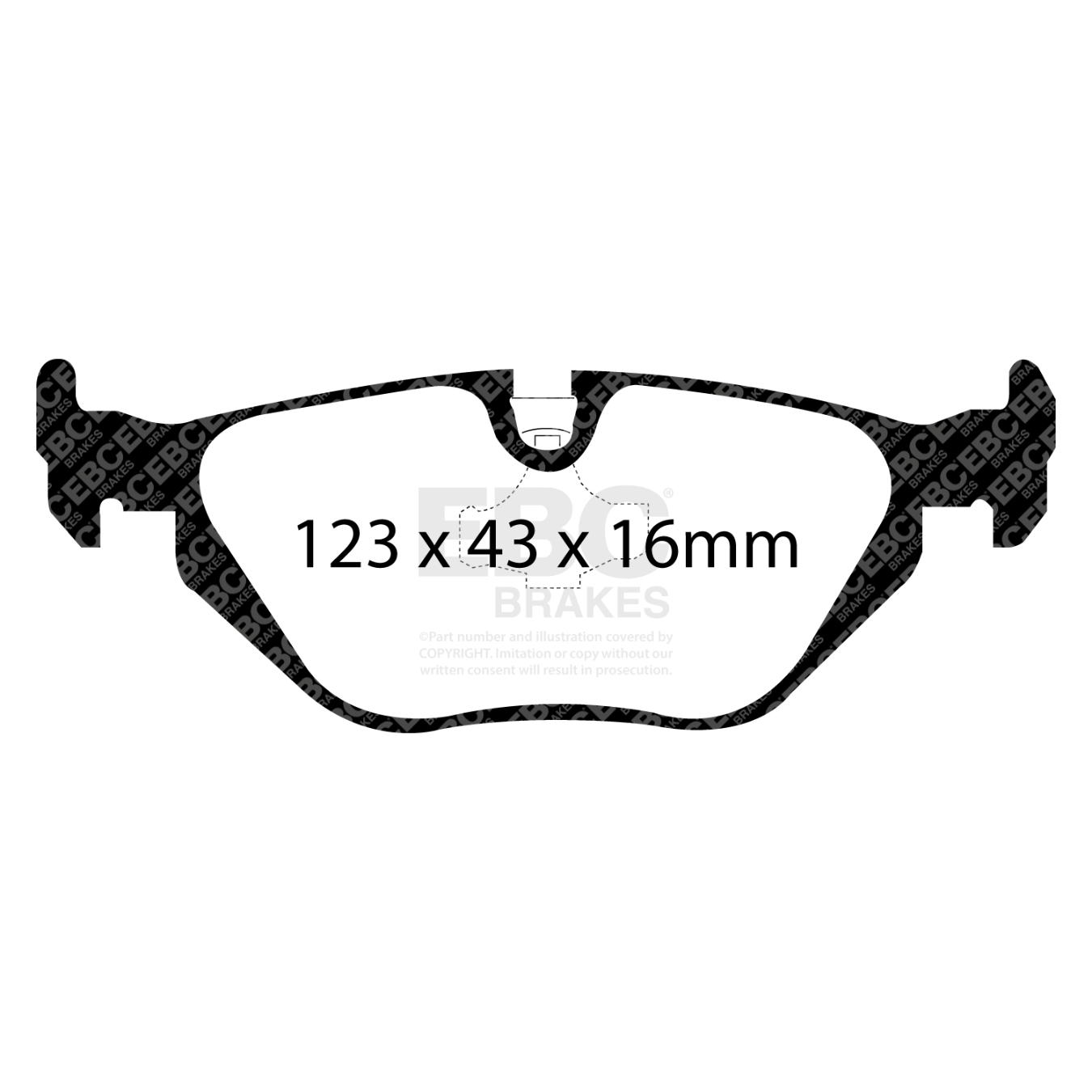 Plaquettes EBC Bluestuff B DP51079B