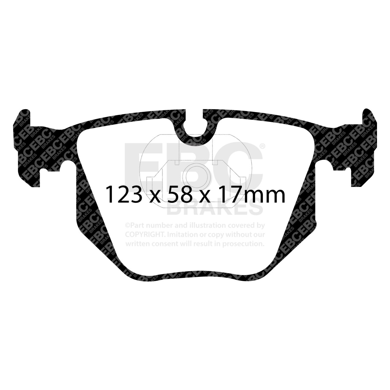 Plaquettes EBC Bluestuff B DP51118B