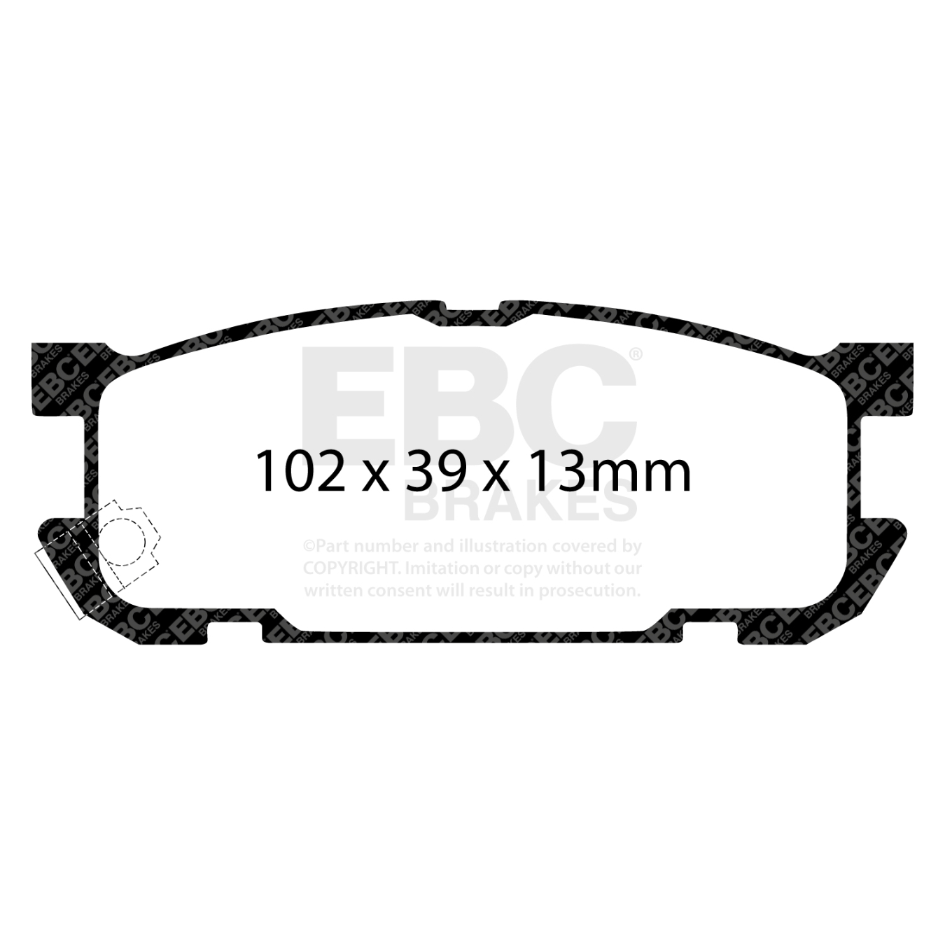 Plaquettes EBC Bluestuff B DP51453B