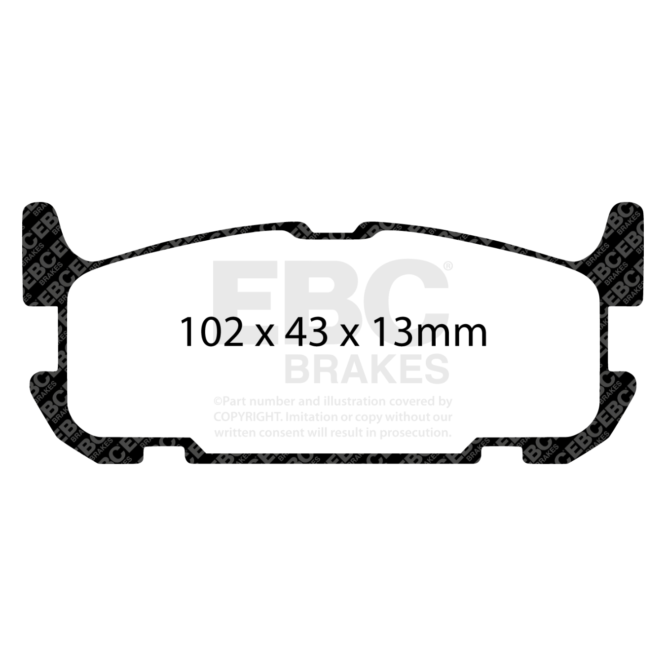 Plaquettes EBC Bluestuff B DP51685B