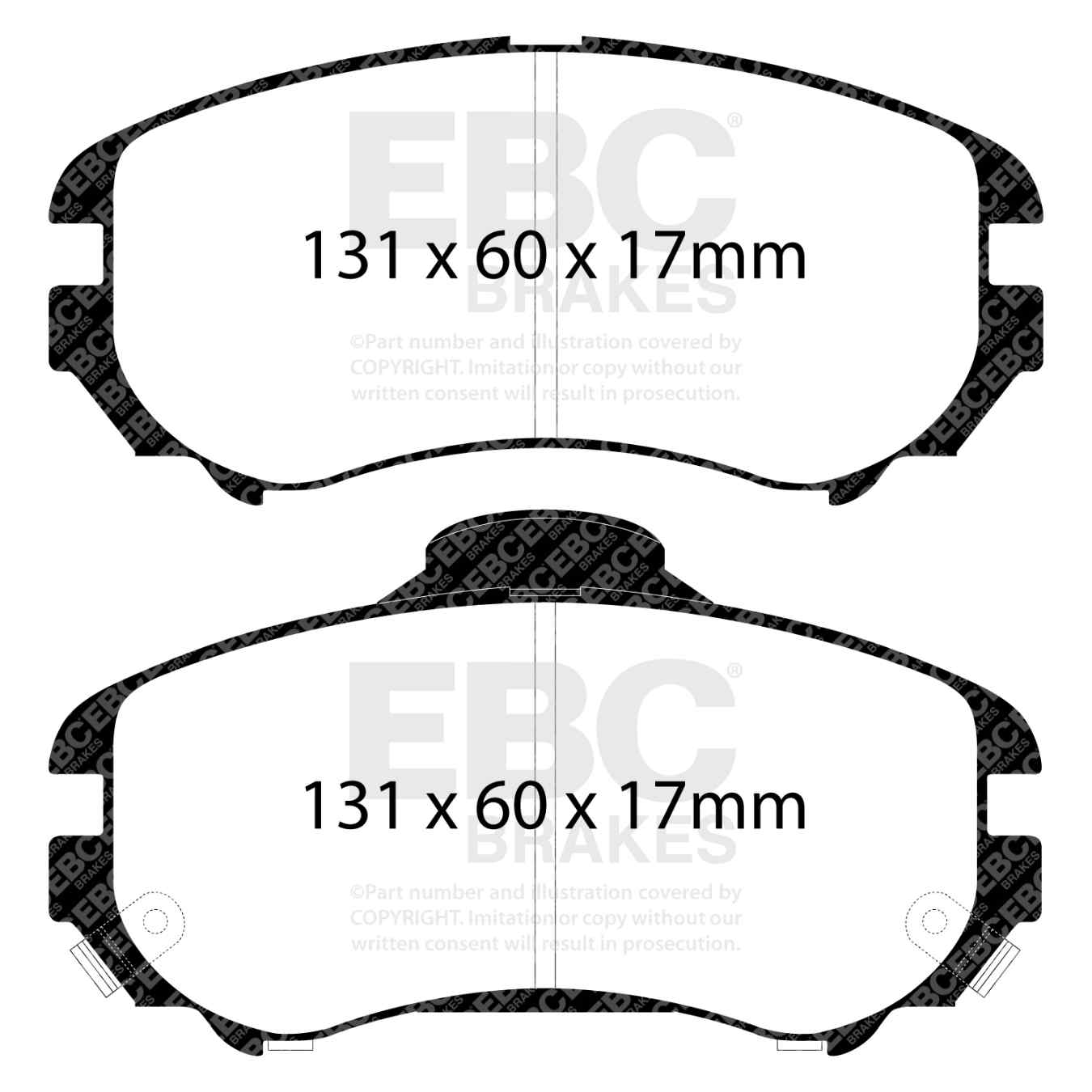 Plaquettes EBC Bluestuff NDX DP51643NDX