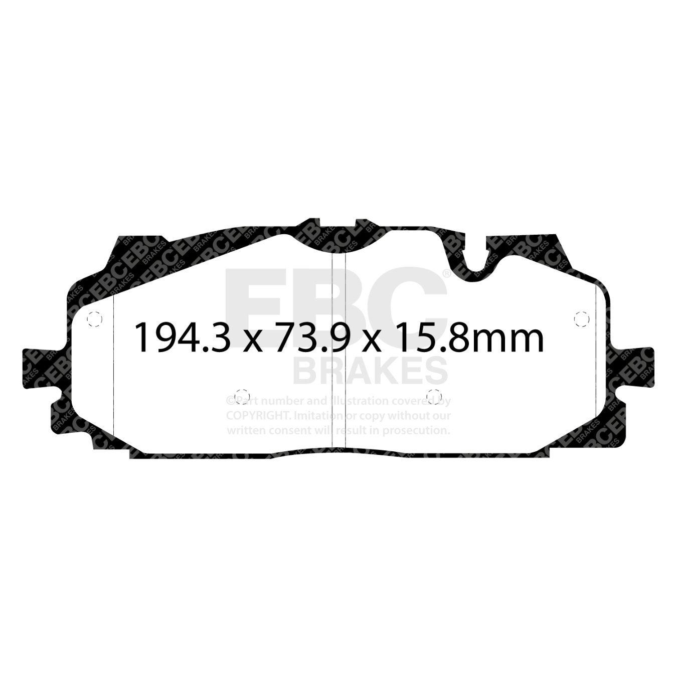 Plaquettes EBC Bluestuff NDX DP52277NDX