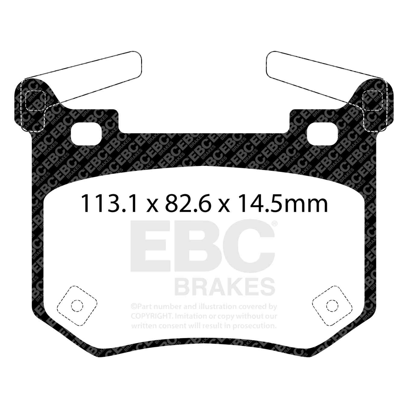 Plaquettes EBC Bluestuff NDX DP52357NDX