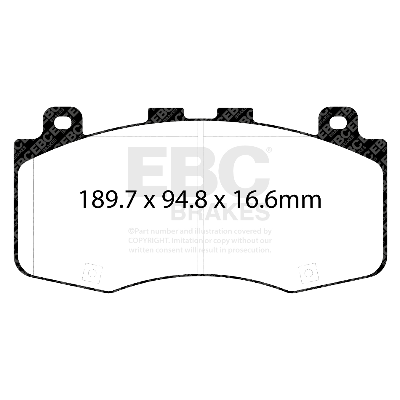 Plaquettes EBC Bluestuff NDX DP52400NDX