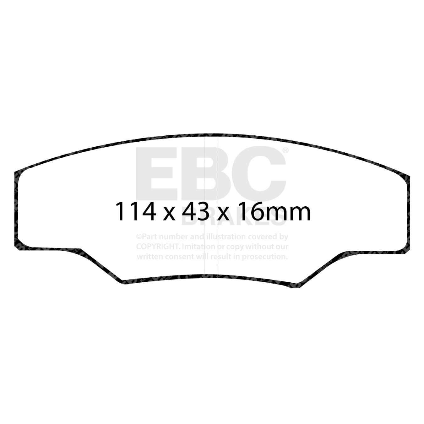 Plaquettes EBC Greenstuff DP2003