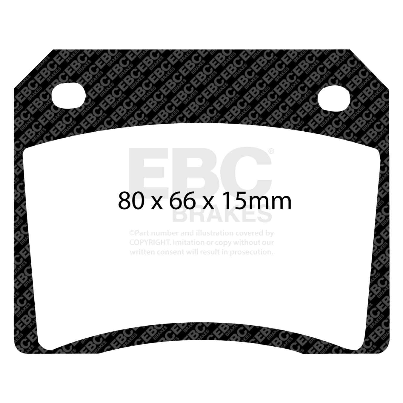 Plaquettes EBC Greenstuff DP2101