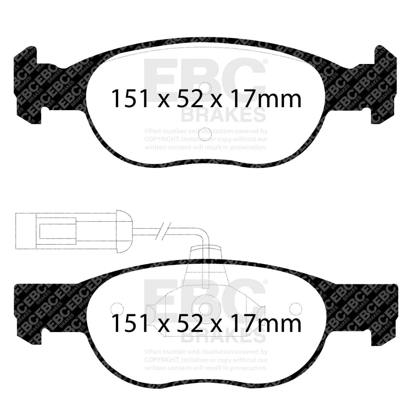 Plaquettes EBC Greenstuff DP21059