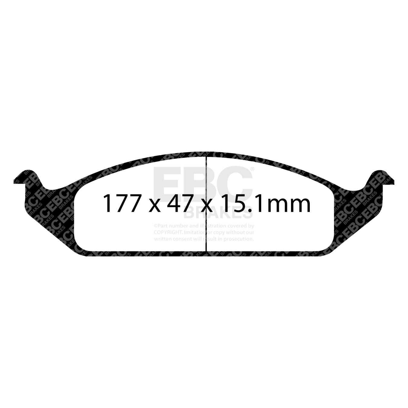 Plaquettes EBC Greenstuff DP21251