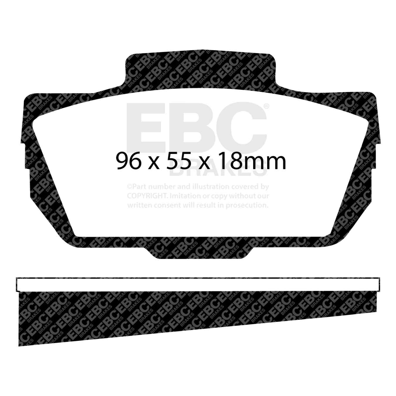 Plaquettes EBC Greenstuff DP2149