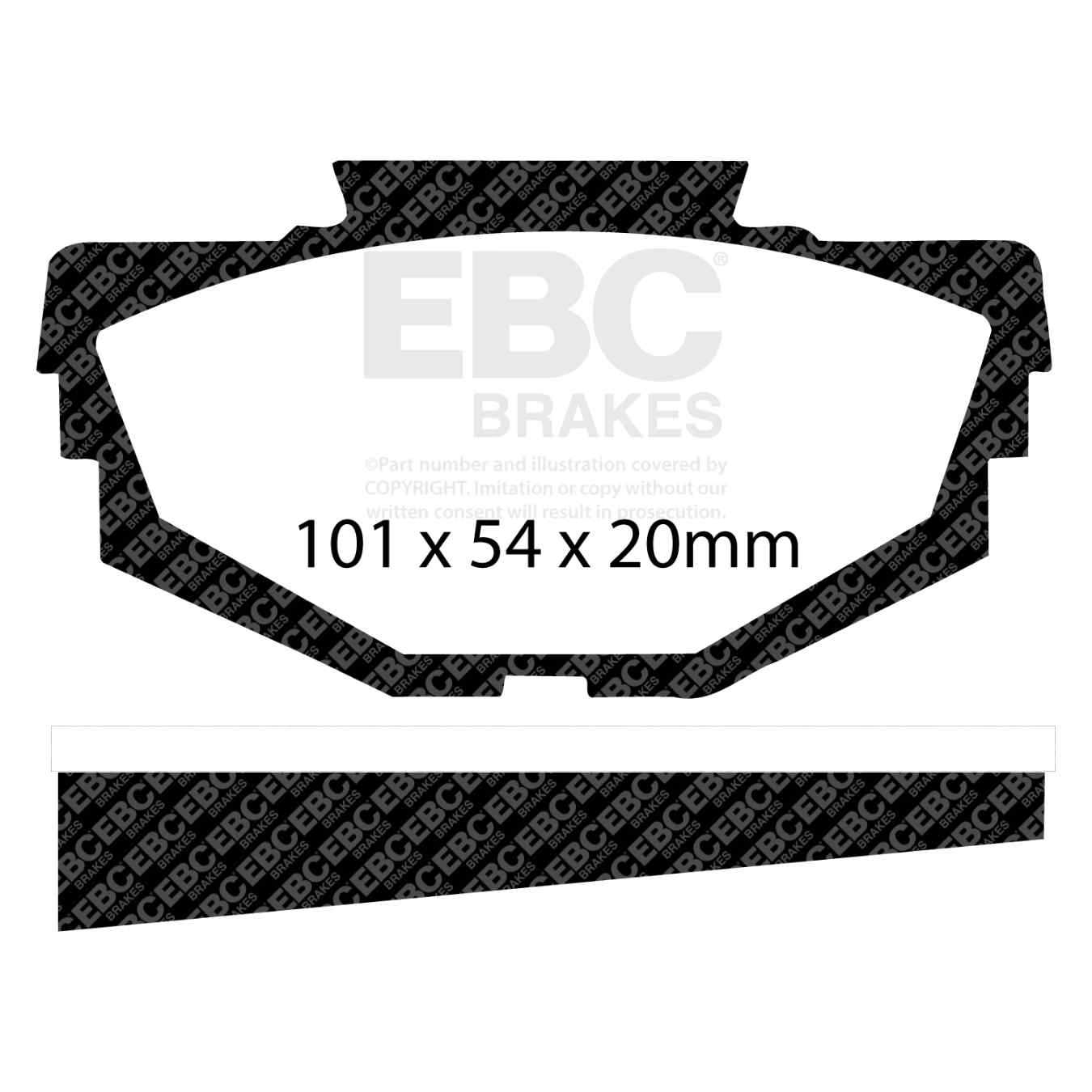 Plaquettes EBC Greenstuff DP2155
