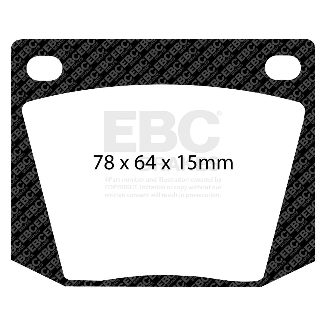 Plaquettes EBC Greenstuff DP2169