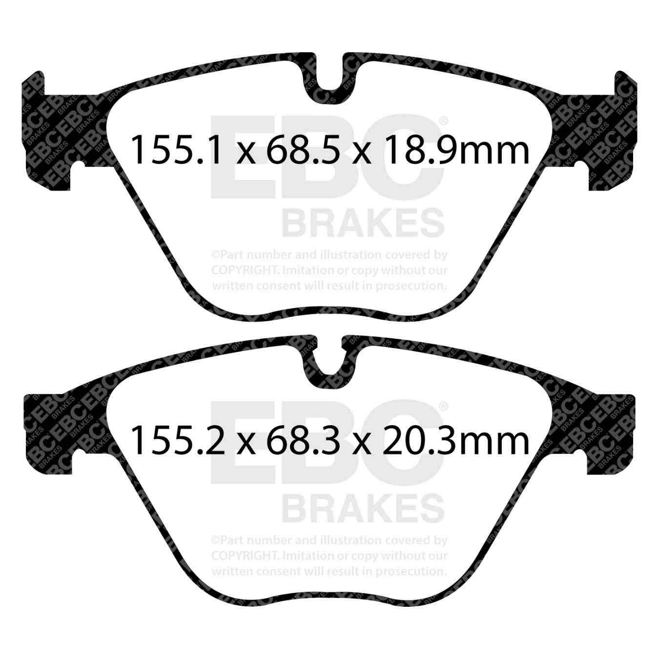 Plaquettes EBC Greenstuff DP22103