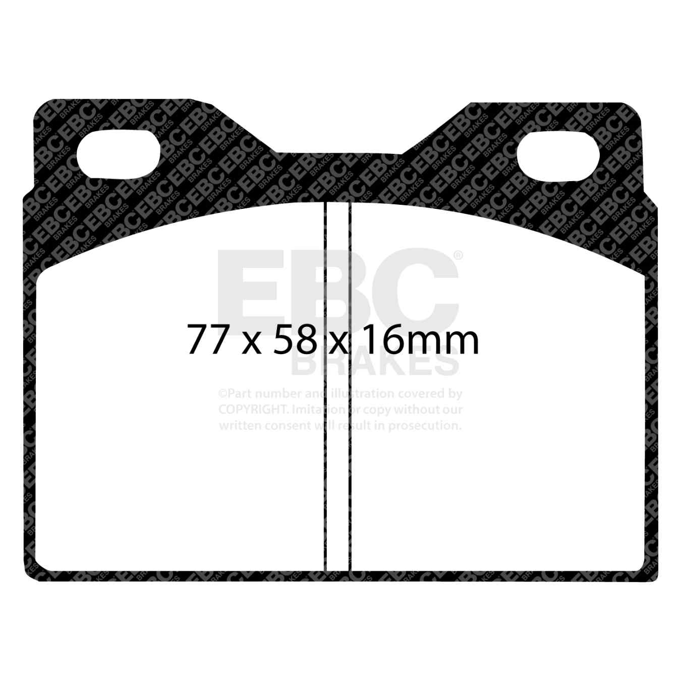 Plaquettes EBC Greenstuff DP2220