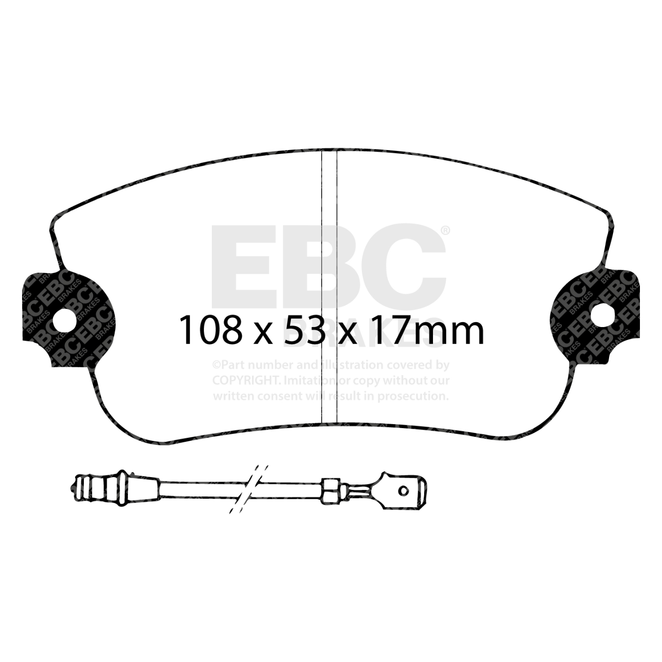 Plaquettes EBC Greenstuff DP2230