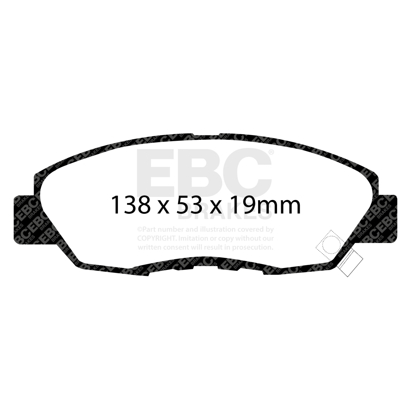 Plaquettes EBC Greenstuff DP2812