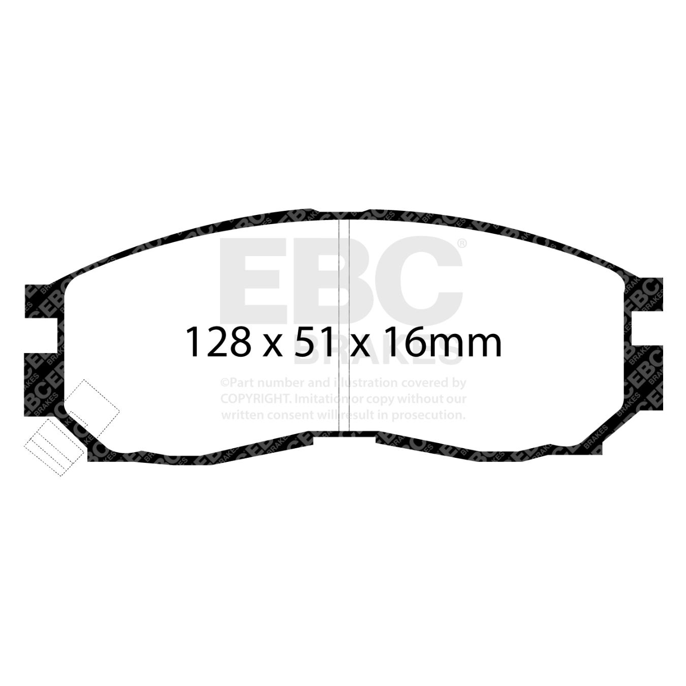 Plaquettes EBC Greenstuff DP2830