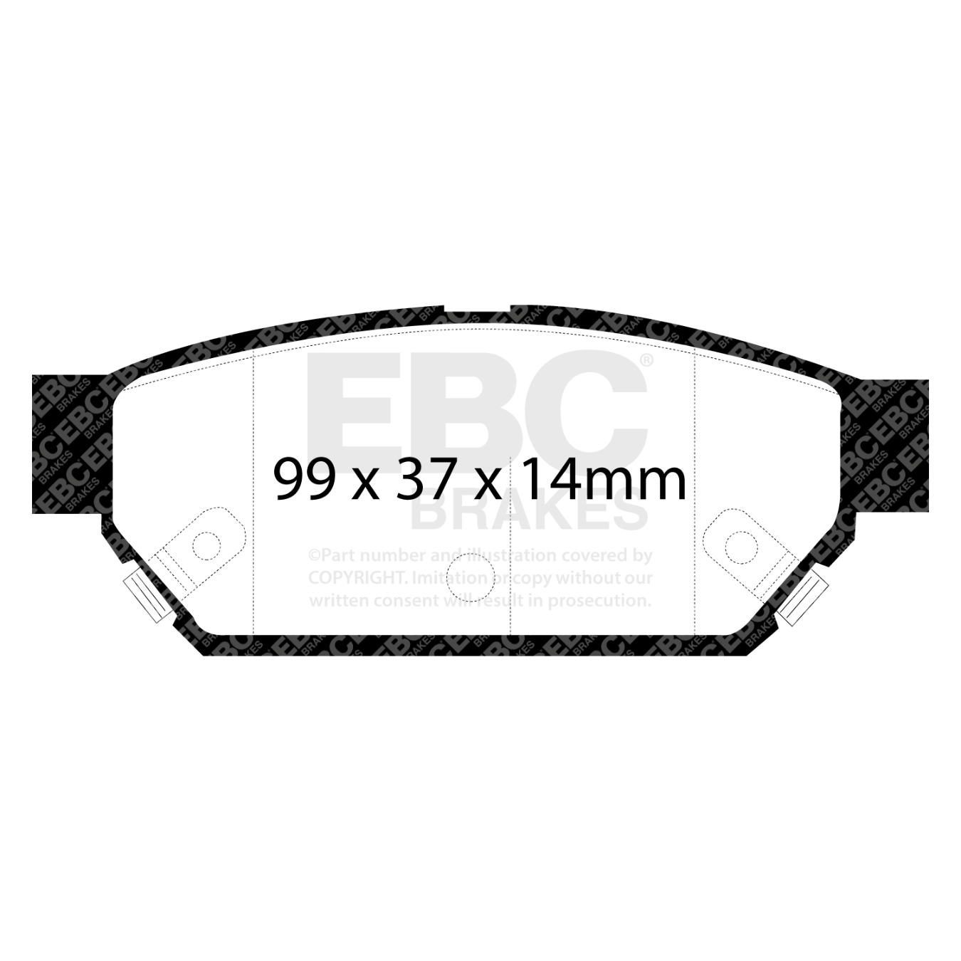 Plaquettes EBC Greenstuff DP2986