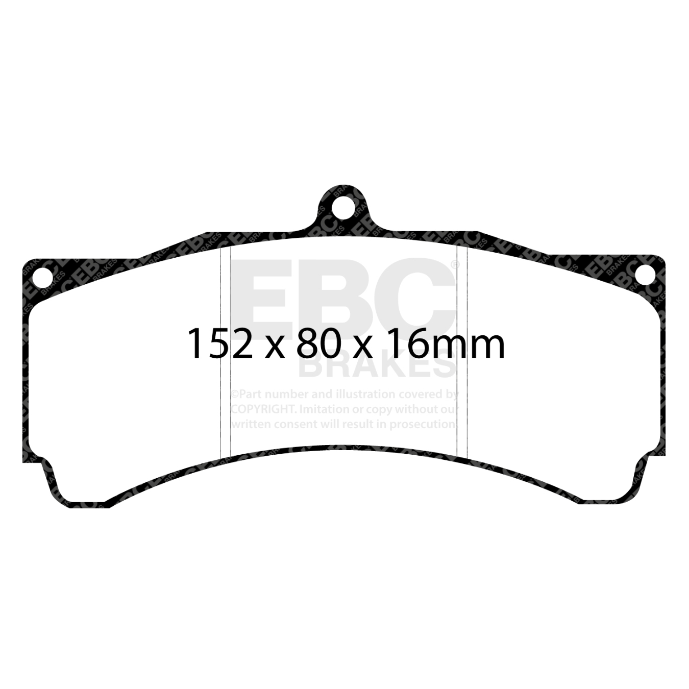 Plaquettes EBC Redstuff DP3032C