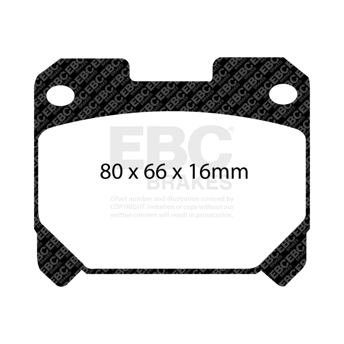 Plaquettes EBC Redstuff DP31005C