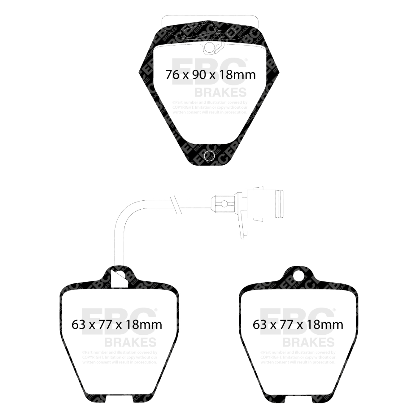Plaquettes EBC Redstuff DP31012C