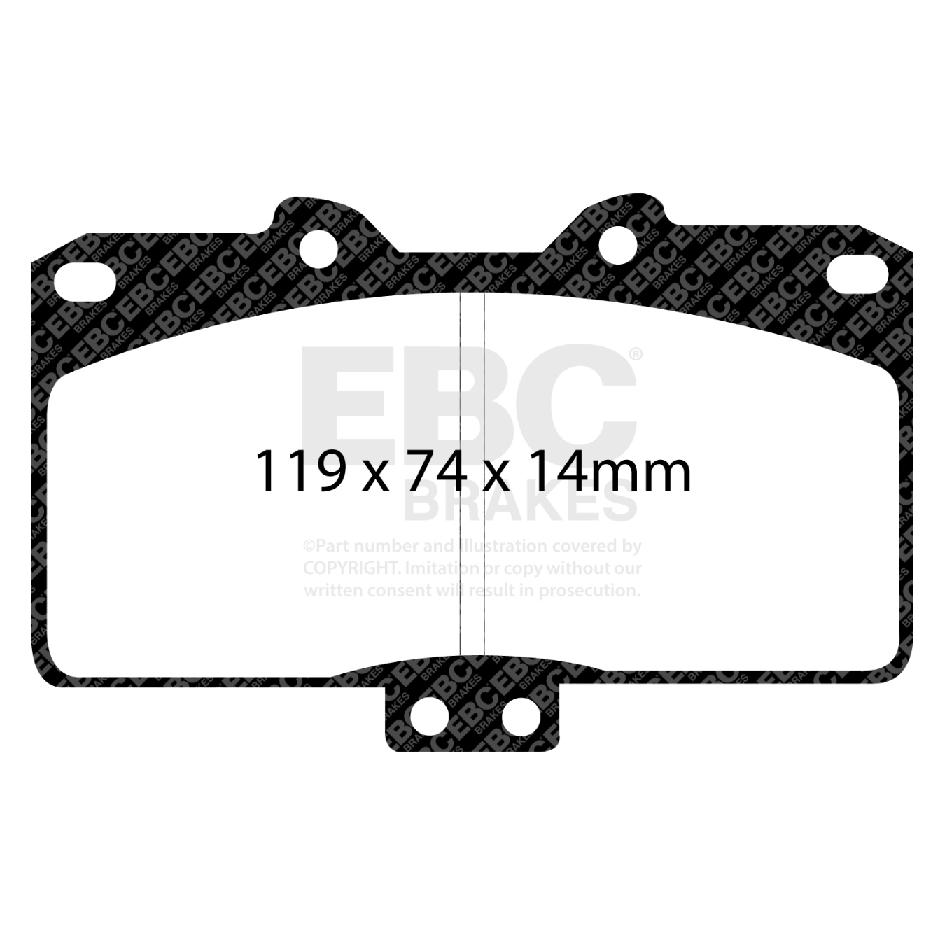 Plaquettes EBC Redstuff DP31097C